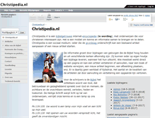 Tablet Screenshot of christipedia.nl